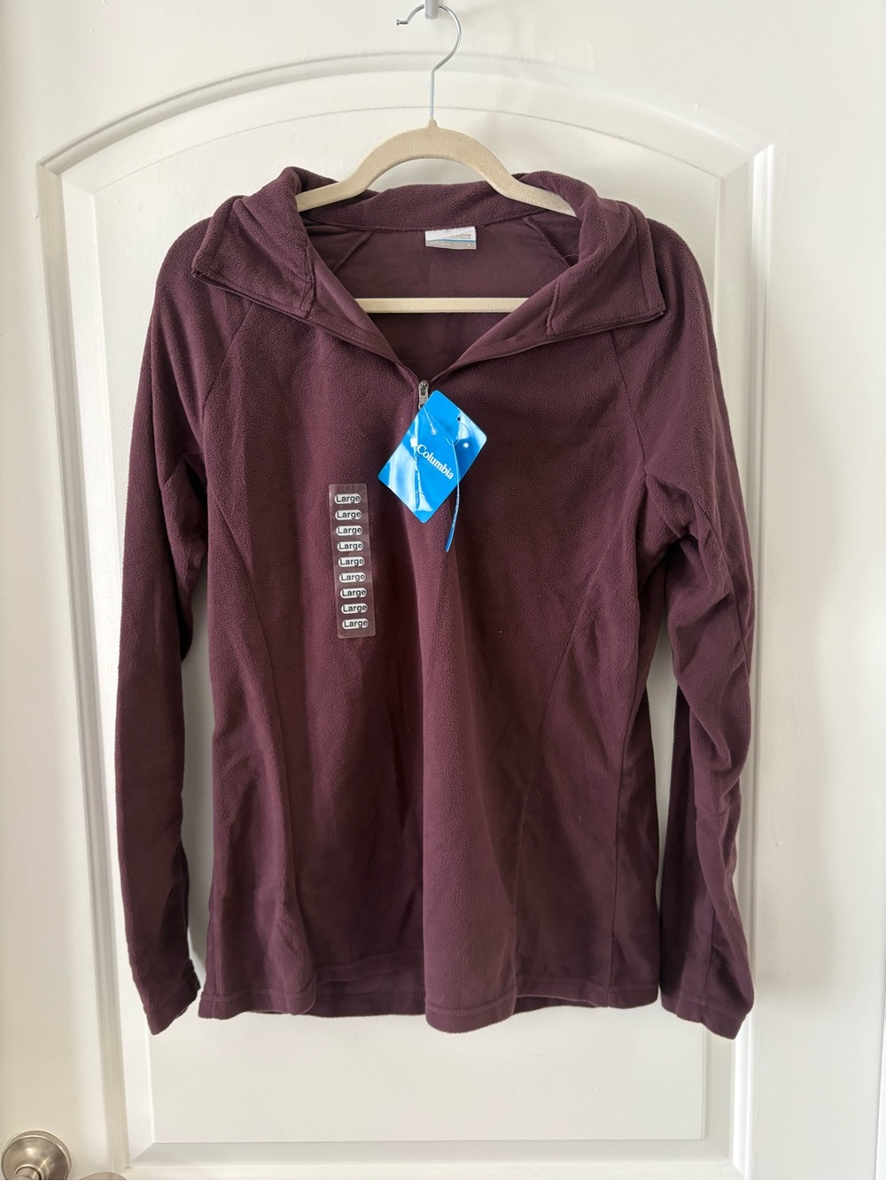 Columbia Women's Half-Zip Fleece Pullover - Plum